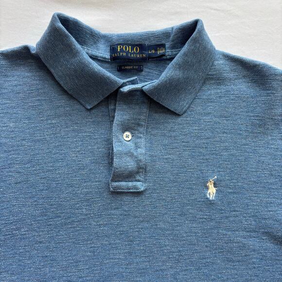 Polo Ralph Lauren Other - Ralph Lauren Polo Shirt Mens L Blue Classic Fit Pony Logo Cotton Short Sleeve
